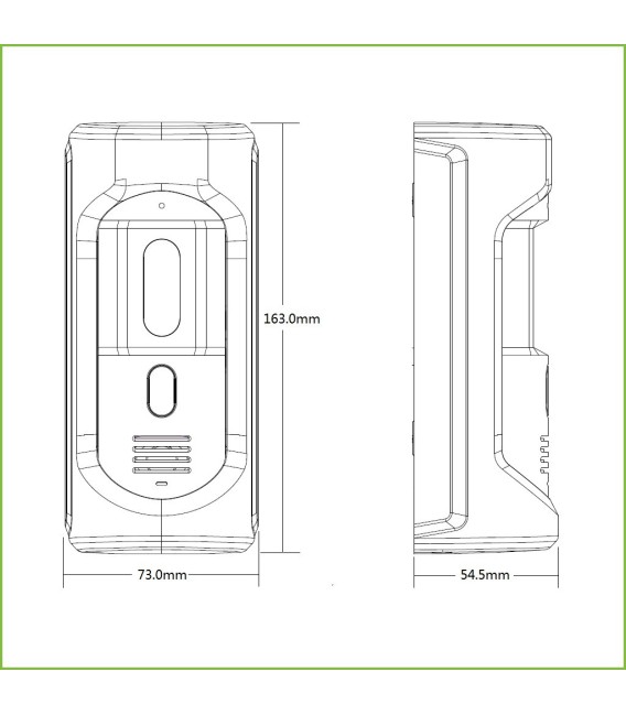 Dahua VTO2101E-P-S2 – IP Residential Outdoor Station, 2MP, PoE, IP65, IK10