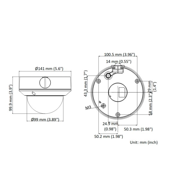 Cámara IP Hikvision DS-2CD1743G0-IZ(2.8-12mm)