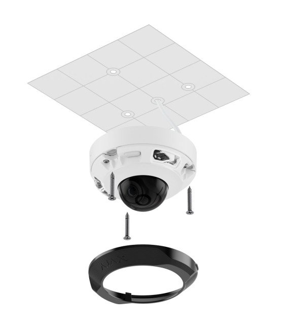 Ajax IP Camera 8 Mp 2.8mm black