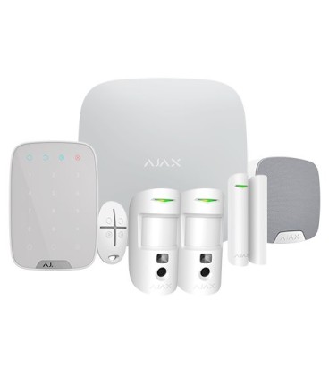 Kit de alarme Ajax profissional AJ-HUB2KIT-DP-PRO-W