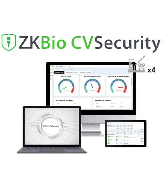 Softwarelicentie voor toegangscontrole ZK-SOF-BIOCV-PARK-P4