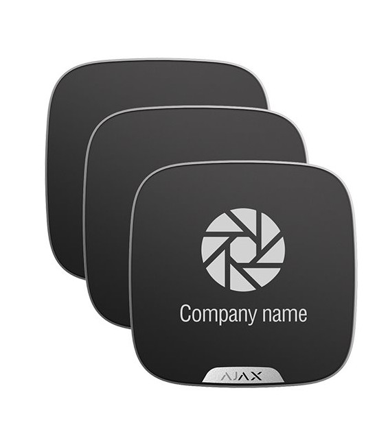 Pacote de 10 capas personalizáveis ​​para sirene externa Ajax 10XAJ-BRANDPLATES-B