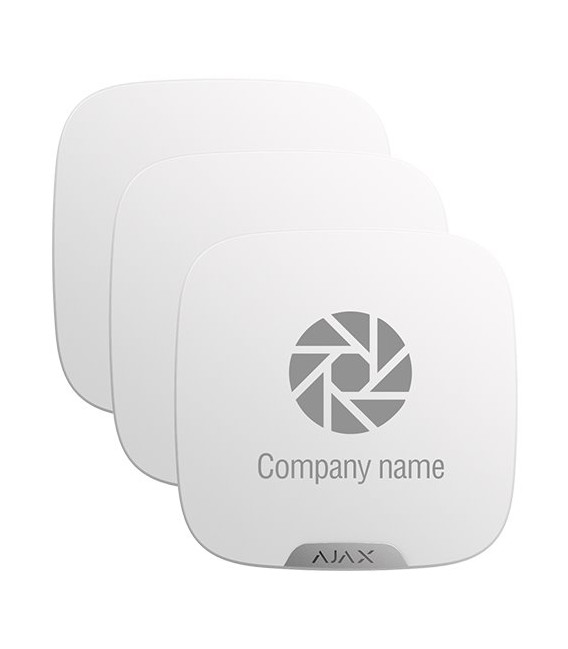 Pack of 10 customizable covers for Ajax outdoor siren 10XAJ-BRANDPLATES-W