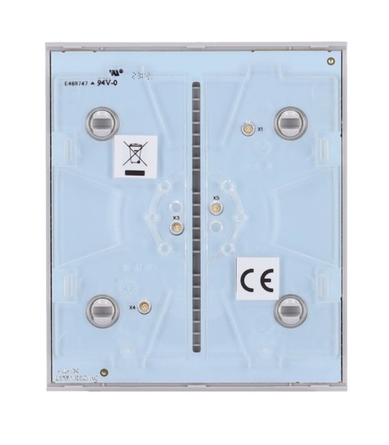 Panneau tactile pour interrupteur d'éclairage simple Ajax AJ-CENTERBUTTON-1G2W-FOG