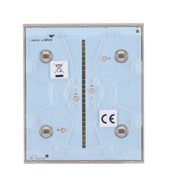Panneau tactile pour interrupteur simple Ajax AJ-CENTERBUTTON-1G2W-OLI