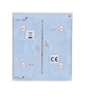 Panneau tactile pour interrupteur d'éclairage simple Ajax AJ-CENTERBUTTON-1G2W-W