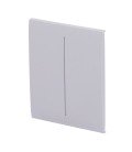 Ajax Double interrupteur d'éclairage panneau tactile AJ-CENTERBUTTON-2G-FOG
