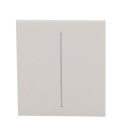 Ajax Double interrupteur d'éclairage panneau tactile AJ-CENTERBUTTON-2G-OYS