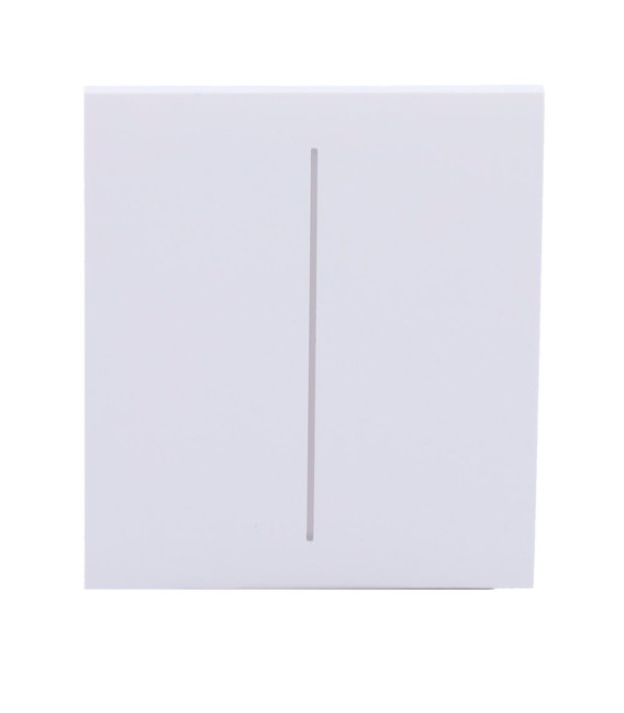 Ajax Double interrupteur d'éclairage panneau tactile AJ-CENTERBUTTON-2G-W