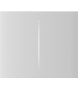 Painel de toque para interruptor vertical duplo Ajax AJ-CENTERBUTTON-2G-W-VERT