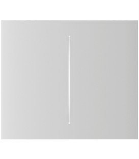 Painel de toque para interruptor vertical duplo Ajax AJ-CENTERBUTTON-2G-W-VERT