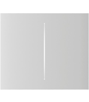 Panneau tactile pour double interrupteur vertical Ajax AJ-CENTERBUTTON-2G-W-VERT