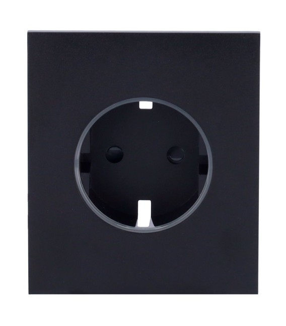 Cache central pour prise intelligente type F Ajax AJ-CENTERCOVER-SMART-B