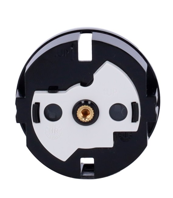 Cache central pour prise intelligente type F Ajax AJ-CENTERCOVER-SMART-B