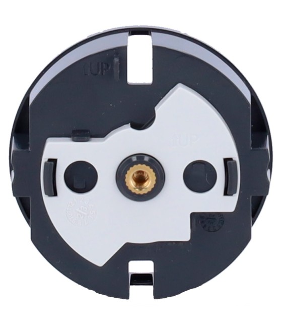 Tapa central para enchufe inteligente tipo F Ajax AJ-CENTERCOVER-SMART-GRA