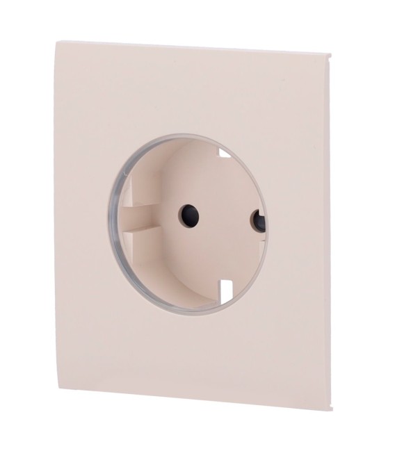 Cache central pour prise intelligente type F Ajax AJ-CENTERCOVER-SMART-IVO