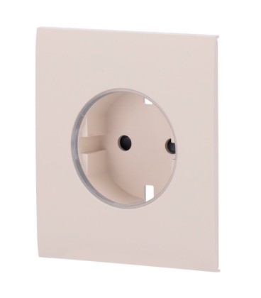 Cache central pour prise intelligente type F Ajax AJ-CENTERCOVER-SMART-IVO