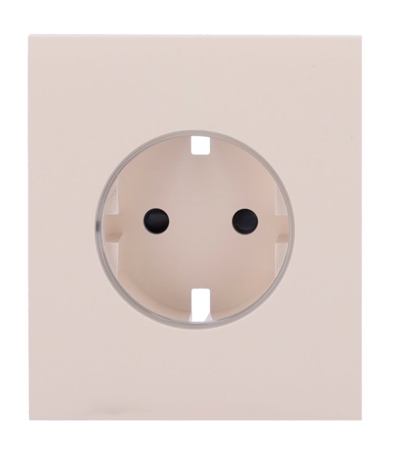 Cache central pour prise intelligente type F Ajax AJ-CENTERCOVER-SMART-IVO