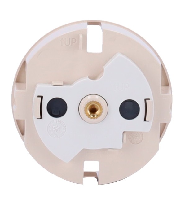 Cache central pour prise intelligente type F Ajax AJ-CENTERCOVER-SMART-IVO