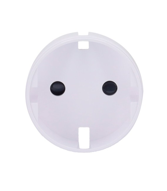 Cache central pour prise intelligente type F Ajax AJ-CENTERCOVER-SMART-W