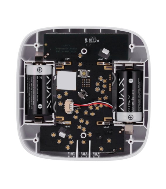 Detector termovelocimétrico y CO Ajax AJ-FIREPROTECT2-HC-RB-W