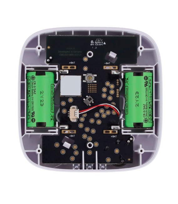 Detector termovelocimétrico y CO Ajax AJ-FIREPROTECT2-HC-SB-W