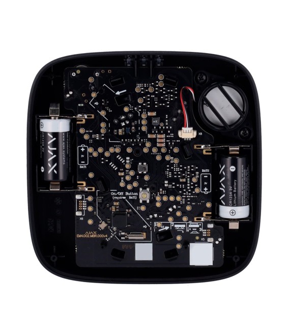 Detector de fumaça e termovelocimétrico Ajax AJ-FIREPROTECT2-HS-RB-B