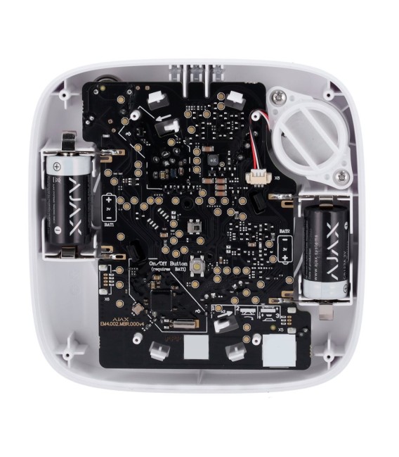 Détecteur de fumée et thermovélocimétrique Ajax AJ-FIREPROTECT2-HS-RB-W