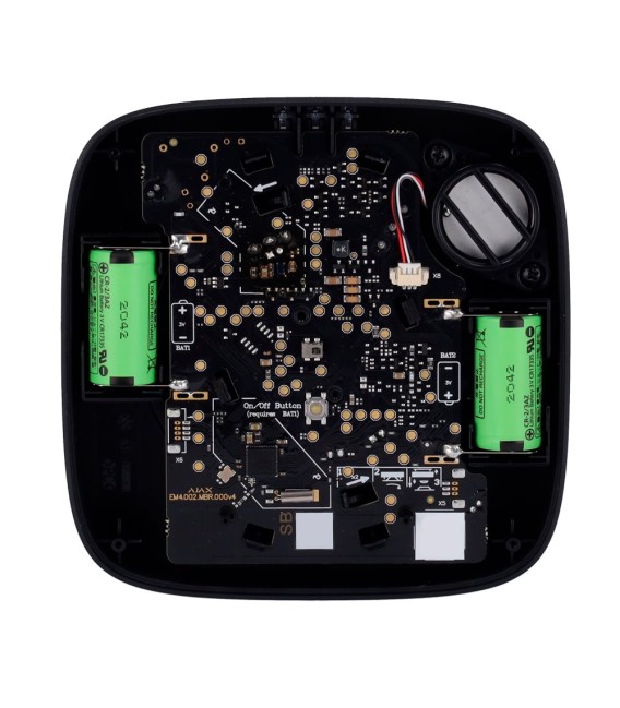 Detector de fumaça e termovelocimétrico Ajax AJ-FIREPROTECT2-HS-SB-B