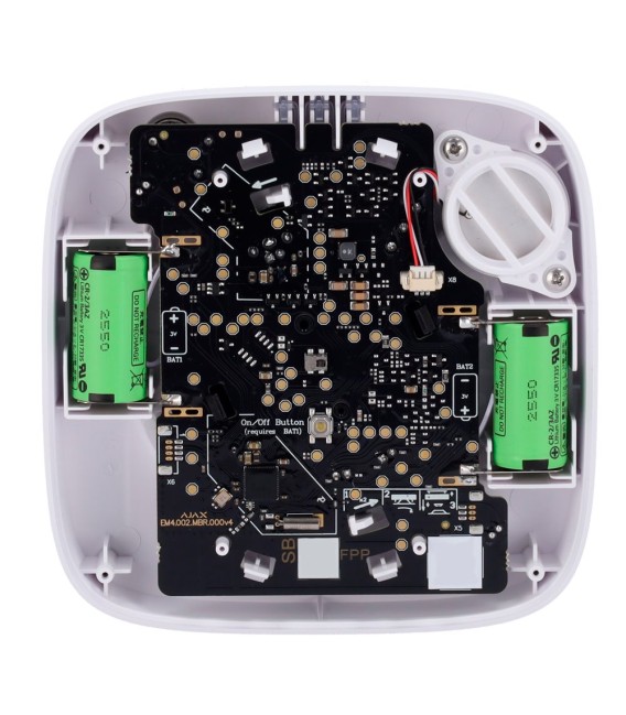 Détecteur de fumée, thermovélocimétrique et CO Ajax AJ-FIREPROTECT2-HSC-SB-W