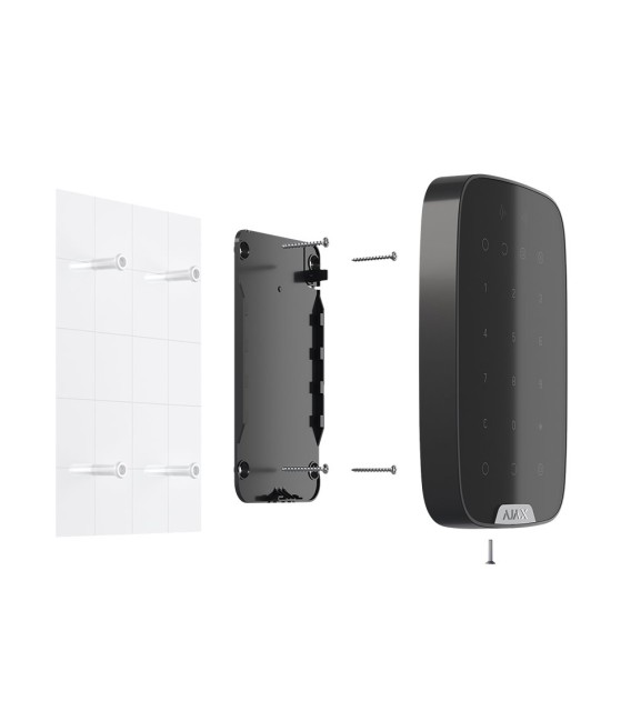 Clavier indépendant avec lecteur Ajax AJ-KEYPADPLUS-S-B