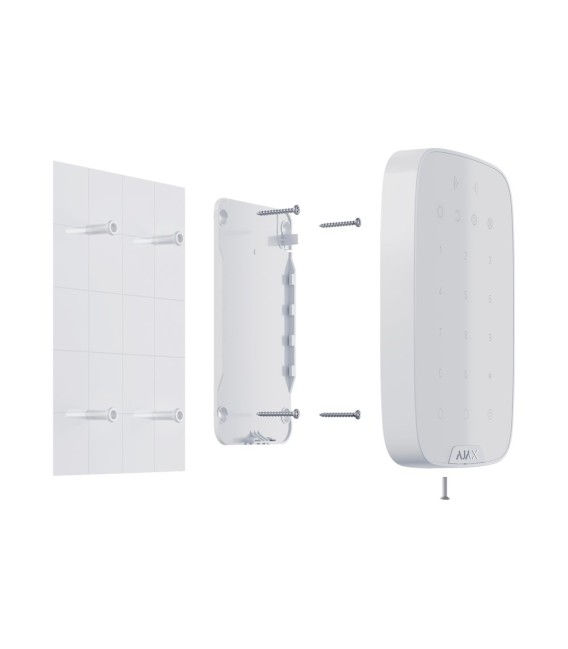 Teclado independiente con lector Ajax AJ-KEYPADPLUS-S-W