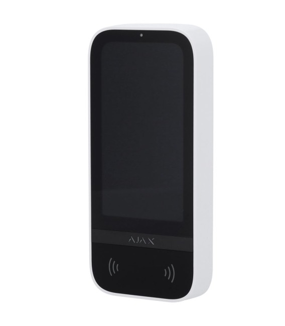 Teclado con pantalla IPS táctil y lector RFID Ajax AJ-KEYPADTOUCHSCREEN-W