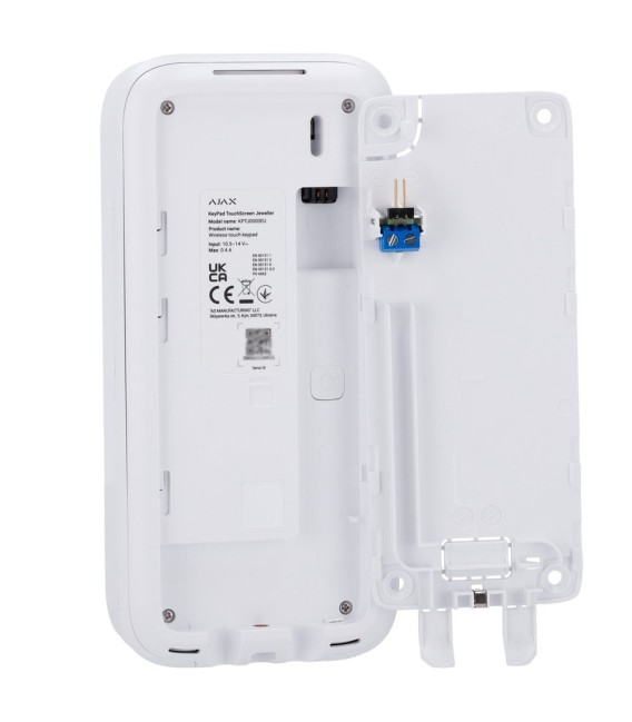 Teclado con pantalla IPS táctil y lector RFID Ajax AJ-KEYPADTOUCHSCREEN-W