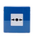 Bouton manuel d'alarme incendie bleu Ajax AJ-MANUALCALLPOINT-BLUE