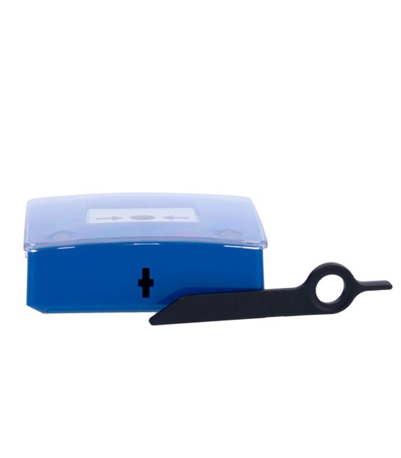 Botón manual de alarma de incendio azul Ajax AJ-MANUALCALLPOINT-BLUE