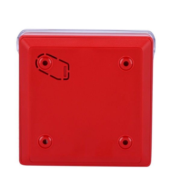 Red Ajax Fire Alarm Manual Button AJ-MANUALCALLPOINT-RED