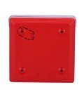 Bouton manuel d'alarme incendie Ajax rouge AJ-MANUALCALLPOINT-RED