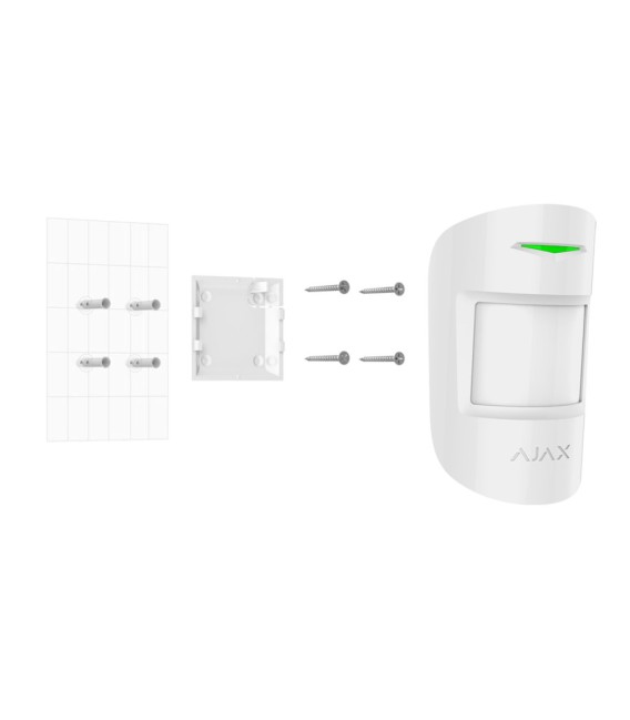 Detector PIR doble tecnología Ajax AJ-MOTIONPROTECTPLUS-S-W