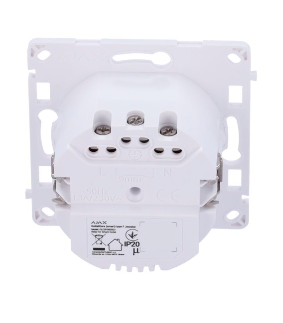 Relé para plugue inteligente tipo F Ajax AJ-OUTLETCORE-SMART