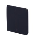 Panneau tactile pour un double interrupteur d'éclairage Ajax AJ-SIDEBUTTON-2G-B