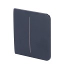 Ajax Double interrupteur d'éclairage panneau tactile AJ-SIDEBUTTON-2G-GRA