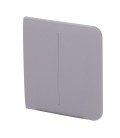 Panel táctil para interruptor de luz doble Ajax AJ-SIDEBUTTON-2G-GRE