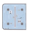 Painel de toque com interruptor de luz duplo Ajax AJ-SIDEBUTTON-2G-GRE