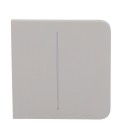 Painel de toque com interruptor de luz duplo Ajax AJ-SIDEBUTTON-2G-OLI