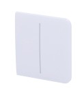 Painel de toque com interruptor de luz duplo Ajax AJ-SIDEBUTTON-2G-W
