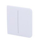 Panel táctil para interruptor de luz doble Ajax AJ-SIDEBUTTON-2G-W