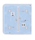Painel de toque com interruptor de luz duplo Ajax AJ-SIDEBUTTON-2G-W
