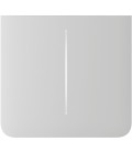 Panel táctil para interruptor doble vertical Ajax AJ-SIDEBUTTON-2G-W-VERT