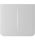 Panel táctil para interruptor doble vertical Ajax AJ-SIDEBUTTON-2G-W-VERT